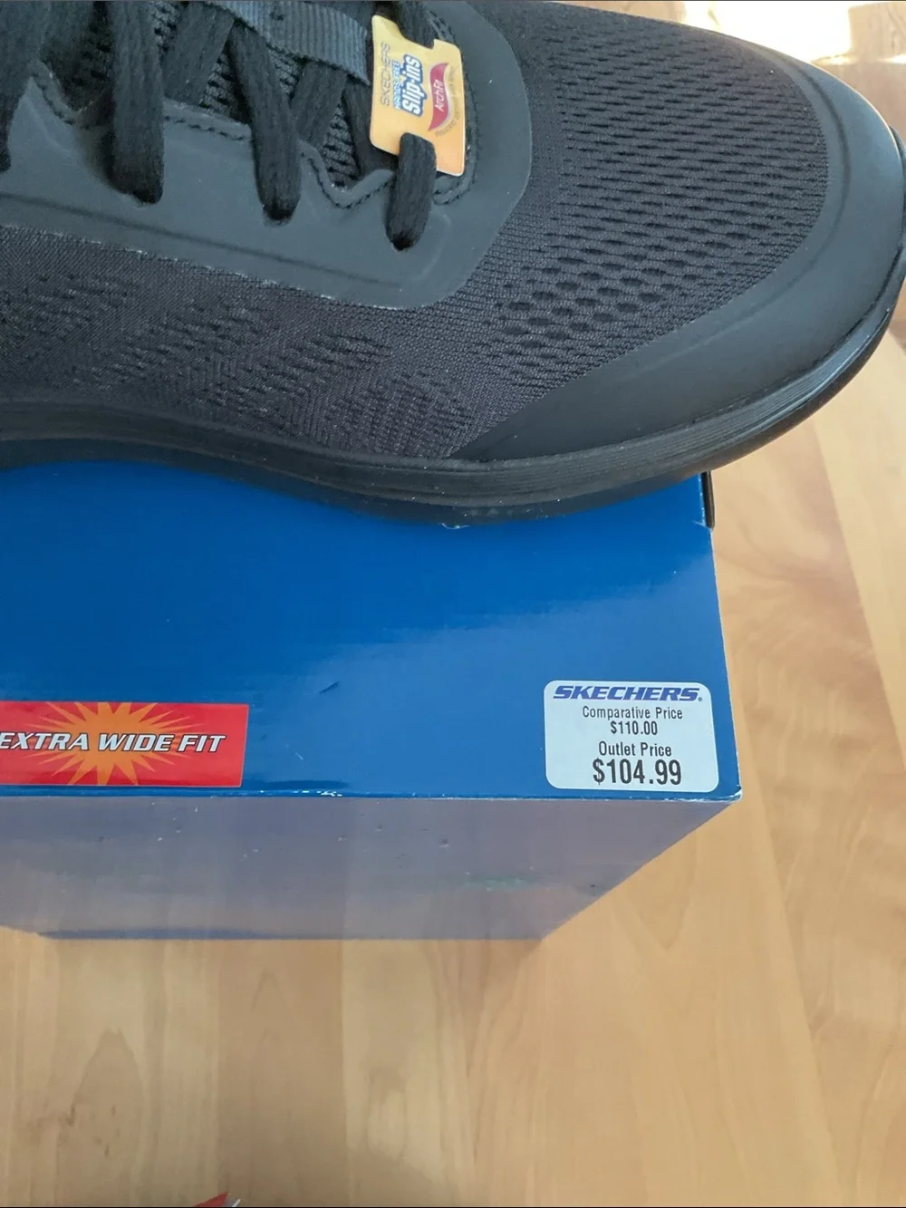 Skechers GOwalk Men's Black Athletic Walking Shoes - Extra Wide